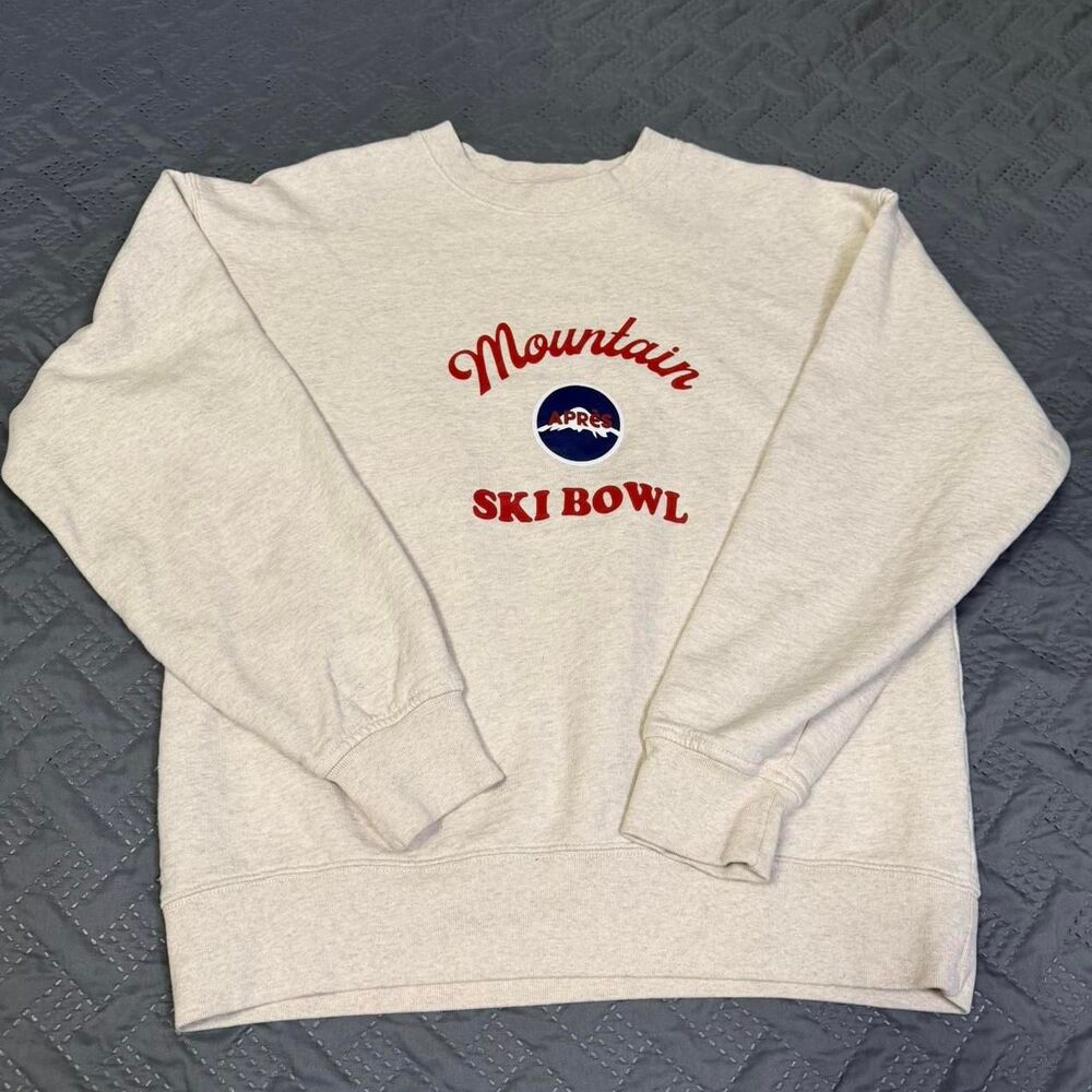Levi gold tab Vintage style crewneck Skiing Ski Bowl Rare Sweater Men's Size S